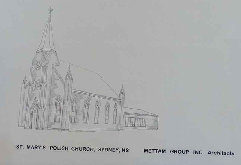 Unveiling of St. Mary's Polish Church Design Plans Diversity Cape Breton